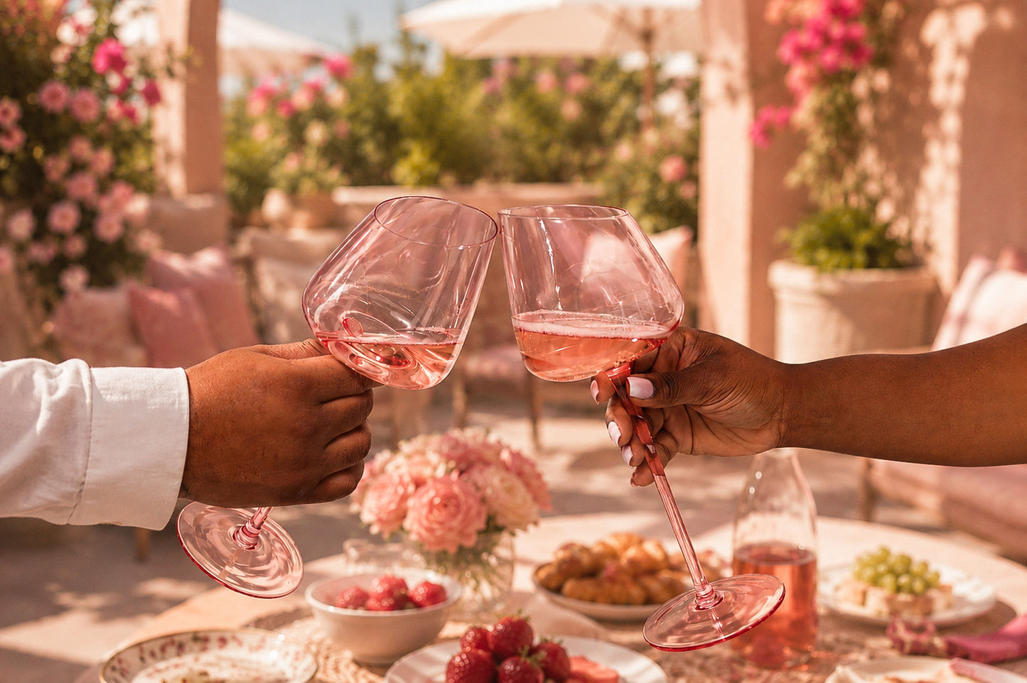 Pour Something Beautiful Wine Glass Set