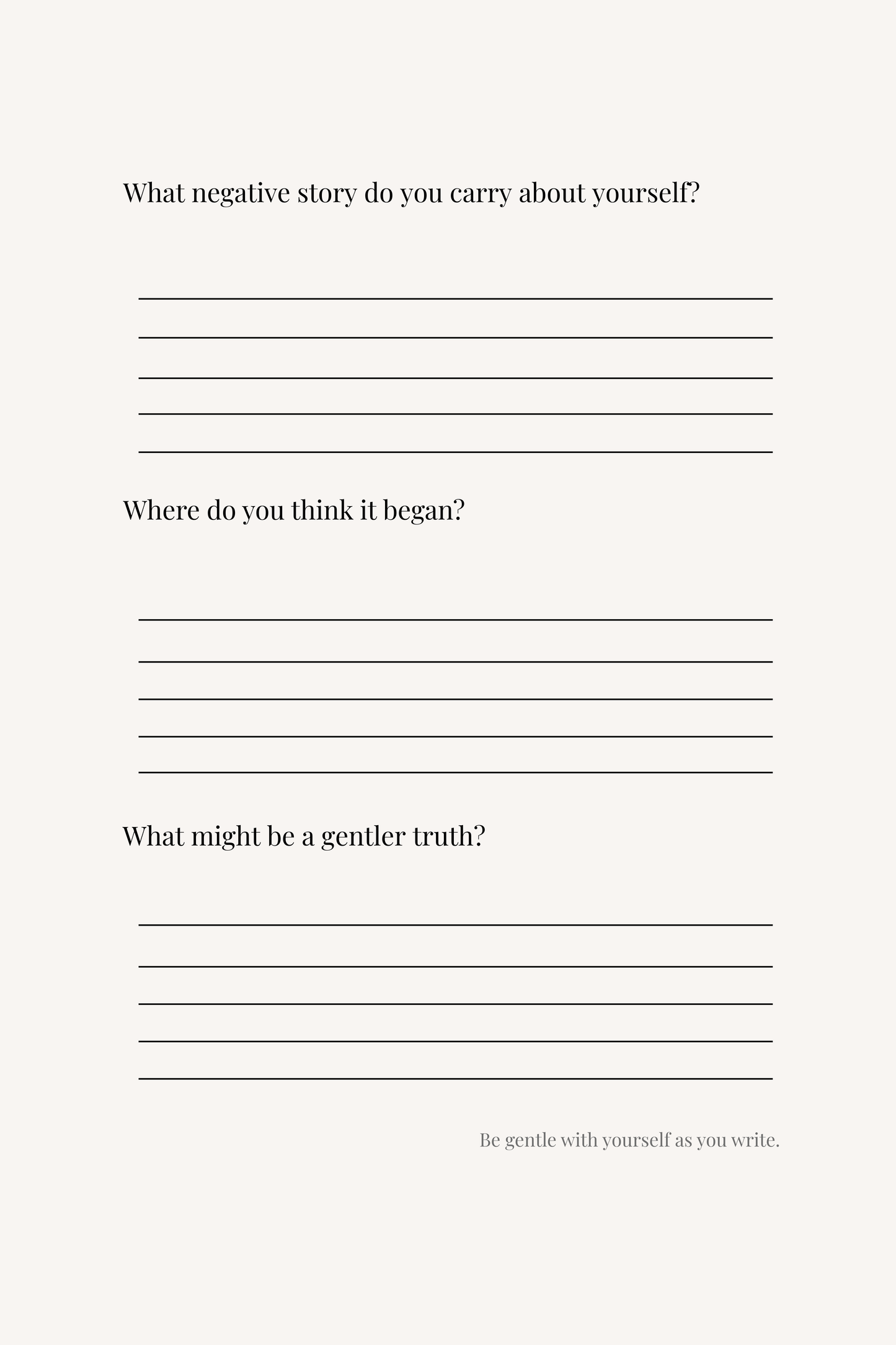 I Remember Myself Here: A Guided Journal for Reflection, Growth & Gentle Becoming